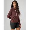 image:imageODODOS Womens Essential Hoodie  Ultra Soft odSTRATUM Tech Pullover UPF 50 Moisture Wicking Long Sleeve TopJava Heather