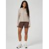 image:imageODODOS Womens Essential Hoodie  Ultra Soft odSTRATUM Tech Pullover UPF 50 Moisture Wicking Long Sleeve TopMocha Heather