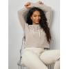 image:imageODODOS Womens Essential Hoodie  Ultra Soft odSTRATUM Tech Pullover UPF 50 Moisture Wicking Long Sleeve TopMocha Heather