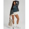 image:imageODODOS Womens Essential Hoodie  Ultra Soft odSTRATUM Tech Pullover UPF 50 Moisture Wicking Long Sleeve TopNavy Heather