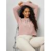 image:imageODODOS Womens Essential Hoodie  Ultra Soft odSTRATUM Tech Pullover UPF 50 Moisture Wicking Long Sleeve TopRose Pink Heather