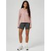 image:imageODODOS Womens Essential Hoodie  Ultra Soft odSTRATUM Tech Pullover UPF 50 Moisture Wicking Long Sleeve TopRose Pink Heather