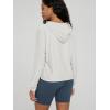 image:imageODODOS Womens Essential Hoodie  Ultra Soft odSTRATUM Tech Pullover UPF 50 Moisture Wicking Long Sleeve TopSalt Heather