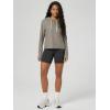 image:imageODODOS Womens Essential Hoodie  Ultra Soft odSTRATUM Tech Pullover UPF 50 Moisture Wicking Long Sleeve TopWarm Grey Heather