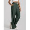image:imageODODOS Womens Essential Wide Leg Pants  Ultra Soft odSTRATUM Tech Drawstring Relaxed Casual Pants with Pockets 29 InseamAspen Heather