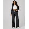 image:imageODODOS Womens Essential Wide Leg Pants  Ultra Soft odSTRATUM Tech Drawstring Relaxed Casual Pants with Pockets 29 InseamBlack Heather