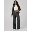 image:imageODODOS Womens Essential Wide Leg Pants  Ultra Soft odSTRATUM Tech Drawstring Relaxed Casual Pants with Pockets 29 InseamCharcoal Heather