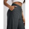 image:imageODODOS Womens Essential Wide Leg Pants  Ultra Soft odSTRATUM Tech Drawstring Relaxed Casual Pants with Pockets 29 InseamCharcoal Heather