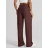 image:imageODODOS Womens Essential Wide Leg Pants  Ultra Soft odSTRATUM Tech Drawstring Relaxed Casual Pants with Pockets 29 InseamJava Heather