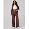 image:imageODODOS Womens Essential Wide Leg Pants  Ultra Soft odSTRATUM Tech Drawstring Relaxed Casual Pants with Pockets 29 InseamJava Heather