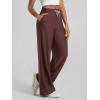 image:imageODODOS Womens Essential Wide Leg Pants  Ultra Soft odSTRATUM Tech Drawstring Relaxed Casual Pants with Pockets 29 InseamJava Heather