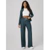 image:imageODODOS Womens Essential Wide Leg Pants  Ultra Soft odSTRATUM Tech Drawstring Relaxed Casual Pants with Pockets 29 InseamNavy Heather