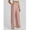 image:imageODODOS Womens Essential Wide Leg Pants  Ultra Soft odSTRATUM Tech Drawstring Relaxed Casual Pants with Pockets 29 InseamRose Pink Heather