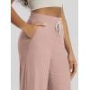 image:imageODODOS Womens Essential Wide Leg Pants  Ultra Soft odSTRATUM Tech Drawstring Relaxed Casual Pants with Pockets 29 InseamRose Pink Heather