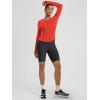 image:imageODODOS Womens Seamless Performance Long Sleeve TShirt  Lightweight Breathable Slim Fit Running Workout Top Waist LengthOrange Red