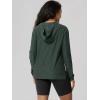image:imageODODOS Womens VNeck Oversized Hoodie  Ultra Soft odSTRATUM Tech Pullover Side Slit Long Sleeve Tops with Kangaroo PocketAspen Heather