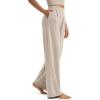 image:imageODODOS Modal Soft Wide Leg Pants for Women High Waist Casual Relaxed Pants with Pockets2729 31 InseamSmokey Taupe
