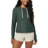 image:imageODODOS Womens Essential Hoodie  Ultra Soft odSTRATUM Tech Pullover UPF 50 Moisture Wicking Long Sleeve TopAspen Heather