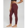 image:imageODODOS Buttery Soft Lounge Yoga Leggings for Women 23  25 28 High Waist Yoga PantsBurgundy