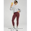 image:imageODODOS Buttery Soft Lounge Yoga Leggings for Women 23  25 28 High Waist Yoga PantsBurgundy