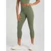 image:imageODODOS Buttery Soft Lounge Yoga Leggings for Women 23  25 28 High Waist Yoga PantsDark Olive