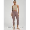 image:imageODODOS Buttery Soft Lounge Yoga Leggings for Women 23  25 28 High Waist Yoga PantsPurple Taupe