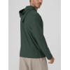 image:imageODODOS Mens Long Sleeve Hoodie  odSTRATUM Tech Performance Pullover  Ultra Soft Moisture Wicking UPF 50 TopAspen Heather