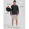 image:imageODODOS Mens Long Sleeve Hoodie  odSTRATUM Tech Performance Pullover  Ultra Soft Moisture Wicking UPF 50 TopBlack Heather