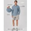 image:imageODODOS Mens Long Sleeve Hoodie  odSTRATUM Tech Performance Pullover  Ultra Soft Moisture Wicking UPF 50 TopDusty Blue Heather