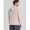 image:imageODODOS Mens Long Sleeve Hoodie  odSTRATUM Tech Performance Pullover  Ultra Soft Moisture Wicking UPF 50 TopEcru Heather