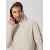 image:imageODODOS Mens Long Sleeve Hoodie  odSTRATUM Tech Performance Pullover  Ultra Soft Moisture Wicking UPF 50 TopEcru Heather