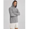 image:imageODODOS Mens Long Sleeve Hoodie  odSTRATUM Tech Performance Pullover  Ultra Soft Moisture Wicking UPF 50 TopGrey Heather