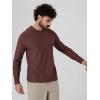 image:imageODODOS Mens Long Sleeve Hoodie  odSTRATUM Tech Performance Pullover  Ultra Soft Moisture Wicking UPF 50 TopJava Heather