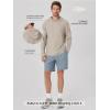 image:imageODODOS Mens Long Sleeve Hoodie  odSTRATUM Tech Performance Pullover  Ultra Soft Moisture Wicking UPF 50 TopMocha Heather