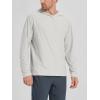 image:imageODODOS Mens Long Sleeve Hoodie  odSTRATUM Tech Performance Pullover  Ultra Soft Moisture Wicking UPF 50 TopSalt Heather