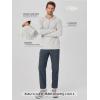 image:imageODODOS Mens Long Sleeve Hoodie  odSTRATUM Tech Performance Pullover  Ultra Soft Moisture Wicking UPF 50 TopSalt Heather