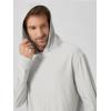 image:imageODODOS Mens Long Sleeve Hoodie  odSTRATUM Tech Performance Pullover  Ultra Soft Moisture Wicking UPF 50 TopSalt Heather