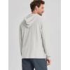 image:imageODODOS Mens Long Sleeve Hoodie  odSTRATUM Tech Performance Pullover  Ultra Soft Moisture Wicking UPF 50 TopSalt Heather