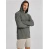 image:imageODODOS Mens Long Sleeve Hoodie  odSTRATUM Tech Performance Pullover  Ultra Soft Moisture Wicking UPF 50 TopSmoke Heather
