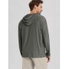 image:imageODODOS Mens Long Sleeve Hoodie  odSTRATUM Tech Performance Pullover  Ultra Soft Moisture Wicking UPF 50 TopSmoke Heather