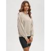 image:imageODODOS Modal Soft Oversized Sweatshirts for Women Crew Neck Long Sleeve Relaxed Pullover TopsSmokey Taupe