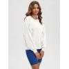 image:imageODODOS Modal Soft Oversized Sweatshirts for Women Crew Neck Long Sleeve Relaxed Pullover TopsWhite