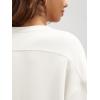 image:imageODODOS Modal Soft Oversized Sweatshirts for Women Crew Neck Long Sleeve Relaxed Pullover TopsWhite