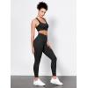 image:imageODODOS Tummy Control Compression Leggings for Women 25  28 High Waist Workout Running Yoga PantsBlack