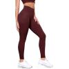 image:imageODODOS Tummy Control Compression Leggings for Women 25  28 High Waist Workout Running Yoga PantsBurgundy
