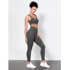 image:imageODODOS Tummy Control Compression Leggings for Women 25  28 High Waist Workout Running Yoga PantsCharcoal