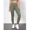 image:imageODODOS Tummy Control Compression Leggings for Women 25  28 High Waist Workout Running Yoga PantsDark Olive