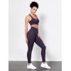 image:imageODODOS Tummy Control Compression Leggings for Women 25  28 High Waist Workout Running Yoga PantsDark Purple
