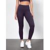 image:imageODODOS Tummy Control Compression Leggings for Women 25  28 High Waist Workout Running Yoga PantsDark Purple