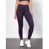 image:imageODODOS Tummy Control Compression Leggings for Women 25  28 High Waist Workout Running Yoga PantsDark Purple